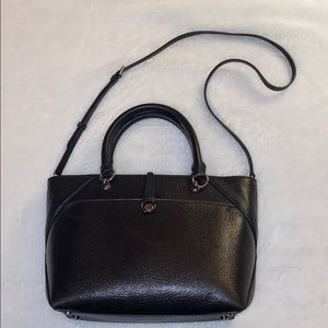 Henri Bendel Layfayette Crinkle Leather Satchel